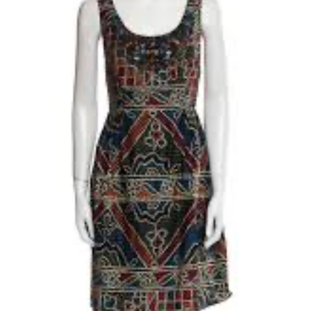 Anthropologie Multicolor Patterned Mini Dress